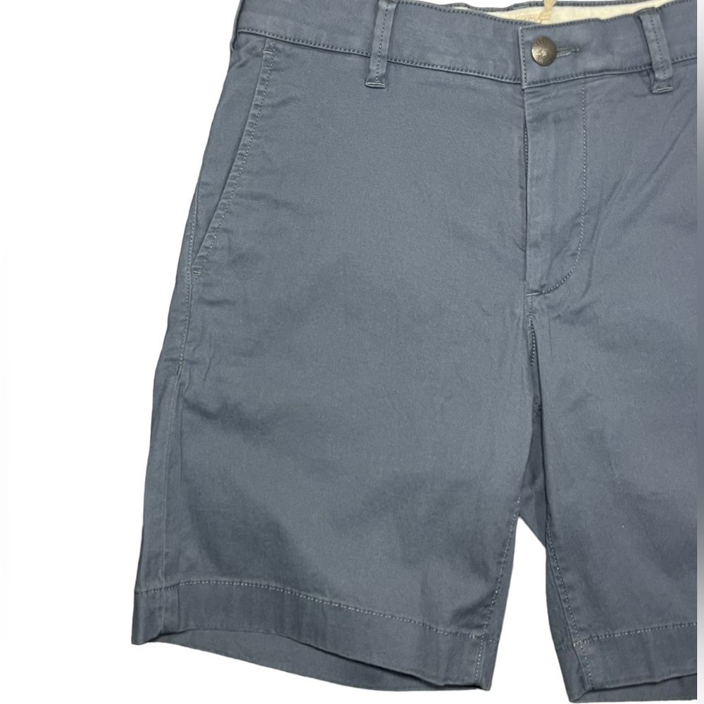 Faherty Shorts Island Life 8" Organic Cotton Chino Golf Blue Mens Size 28 NEW - Picture 12 of 15